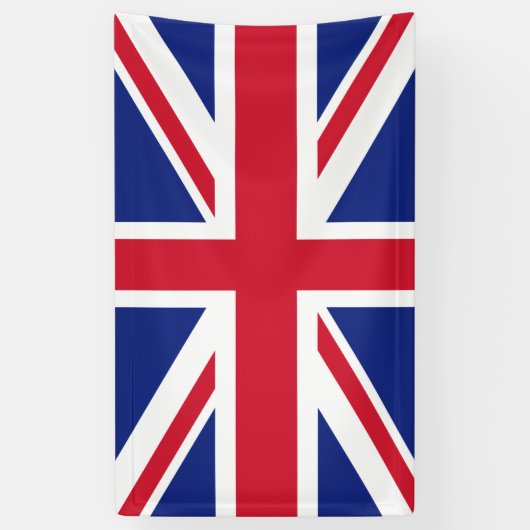 Bannière du drapeau britannique Union Jack (Vertical)