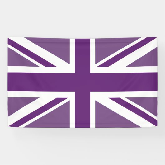 Bannière du drapeau britannique Union Jack (Horizontal)