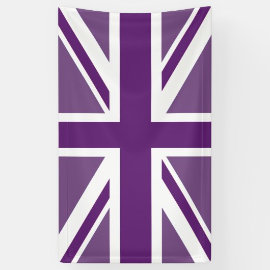 Bannière du drapeau britannique Union Jack (Vertical)