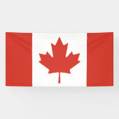 Bannière du drapeau canadien patriotique (Horizontal)