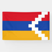 Bannière du drapeau d'Artsakh (Horizontal)