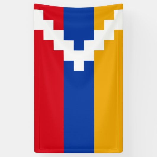 Bannière du drapeau d'Artsakh (Vertical)