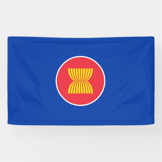 Bannière du drapeau d'Asean (Horizontal)