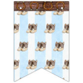 Bannière du drapeau de Baby shower Lil Cowboy (Premier drapeau)