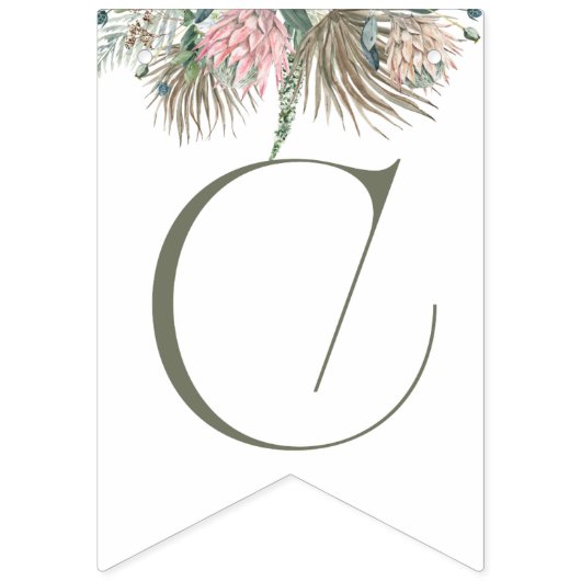 Bannière du drapeau de Bunch Flower Boho (Premier drapeau)