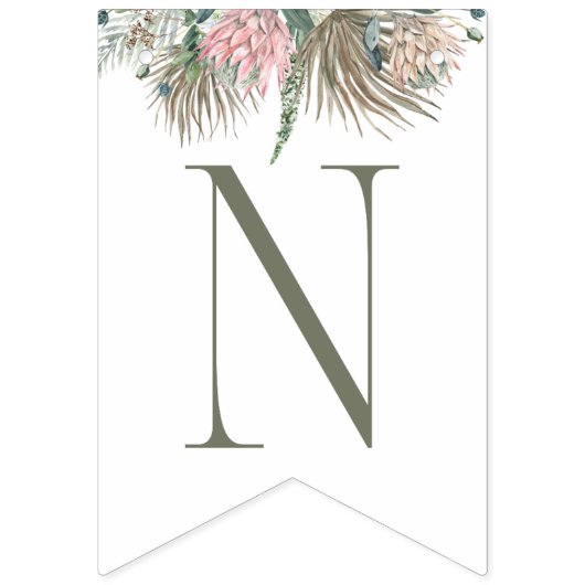 Bannière du drapeau de Bunch Flower Boho (Troisième drapeau)