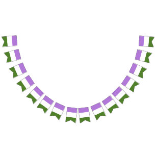 Bannière du drapeau de la fierté de la génération