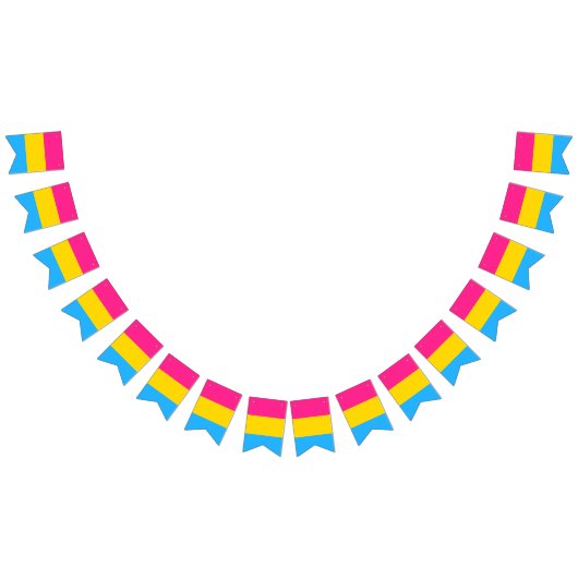 Bannière du drapeau de la fierté de Pansexualité (Tout)