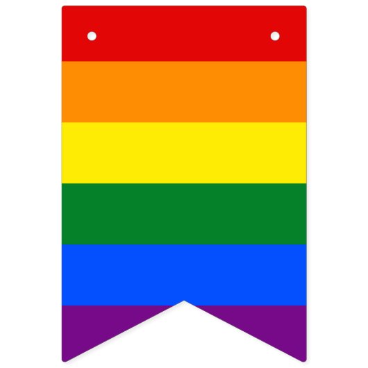 Bannière du drapeau de la fierté LGBT (Deuxième drapeau)