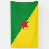 Bannière du drapeau de la Guyane française (Vertical)