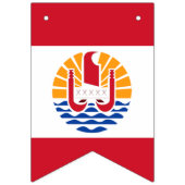 Bannière du drapeau de la Polynésie française (Premier drapeau)