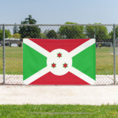 Bannière du drapeau du Burundi patriotique (Insitu)