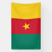 Bannière du drapeau du Cameroun patriotique (Verticale)