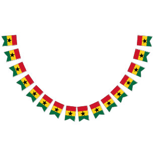 Bannière du drapeau du Ghana