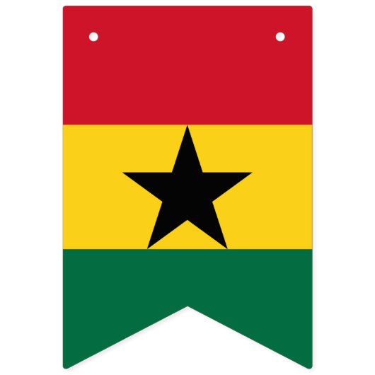 Bannière du drapeau du Ghana (Troisième drapeau)