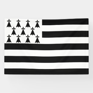 Bannière du drapeau patriotique breton