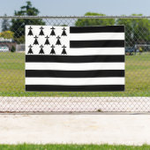 Bannière du drapeau patriotique breton (Insitu)