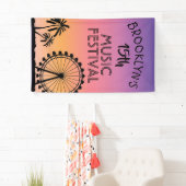 Bannière du Festival de musique (En situation)