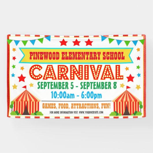 Bannière du Festival du Carnaval (Horizontal)