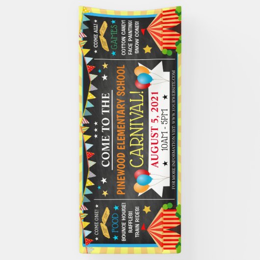Bannière du Festival du Carnaval (Vertical)