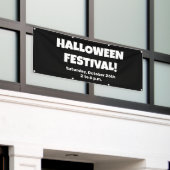 Bannière du festival Halloween personnalisée (Bâtiment extérieur)