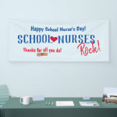 Bannière du jour de l'infirmière d'école (Salon professionnel)