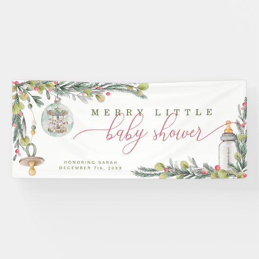 Bannière du Joyeux Petit Baby shower (Horizontal)