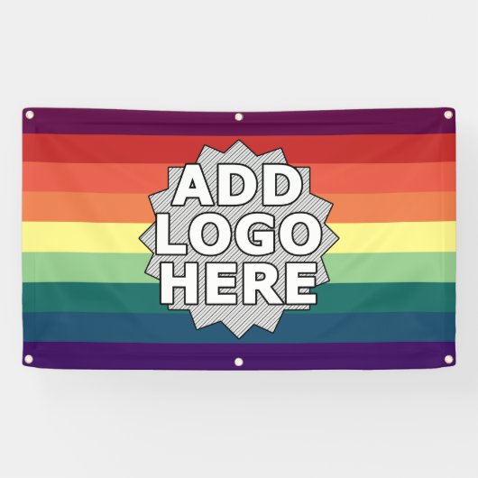 bannière du logo arc-en-ciel (Horizontal)