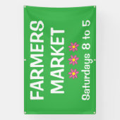 Bannière du marché agricole (Verticale)