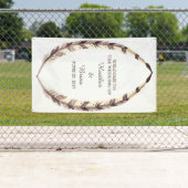 Bannière du Mariage frontalier en plumes (En situation)