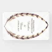 Bannière du Mariage frontalier en plumes (Horizontal)