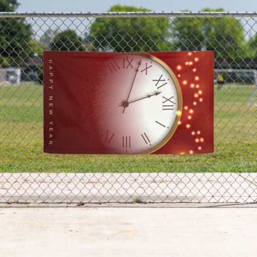 Bannière du Nouvel An (En situation)