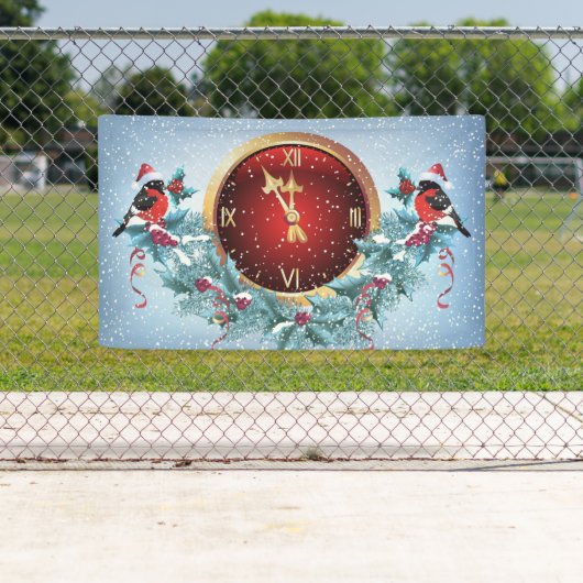 Bannière du Nouvel An (En situation)