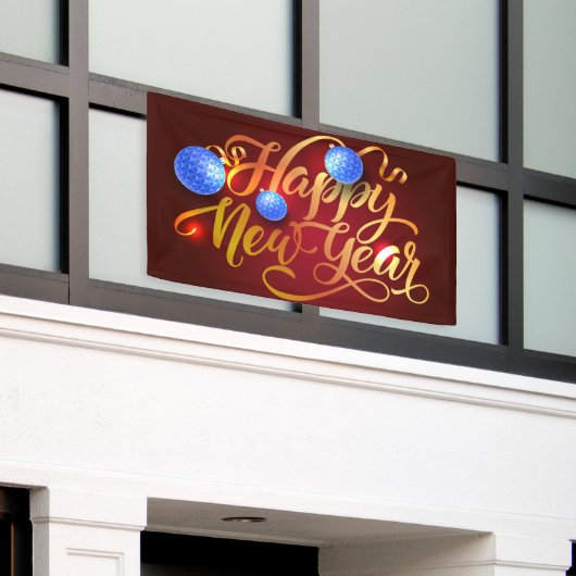 Bannière du Nouvel An (Bâtiment extérieur)