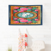 Bannière du Nouvel An chinois verticale (En situation)