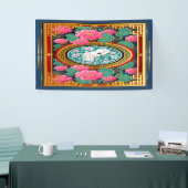 Bannière du Nouvel An chinois verticale (Salon professionnel)