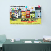 Bannière du parti de bloc de quartier (Salon professionnel)