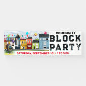 Bannière du parti de bloc de quartier (Horizontal)