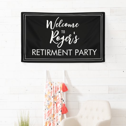 Bannière du parti de retraite (En situation)