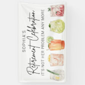 Bannière du parti de retraite, Drôle Parti de retr (Vertical)