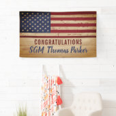 Bannière du parti de retraite militaire du drapeau (En situation)