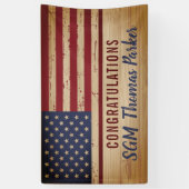 Bannière du parti de retraite militaire du drapeau (Vertical)