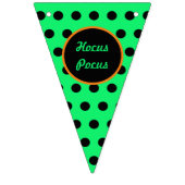 Bannière du parti Hocus Pocus (néon vert et noir) (Premier drapeau)