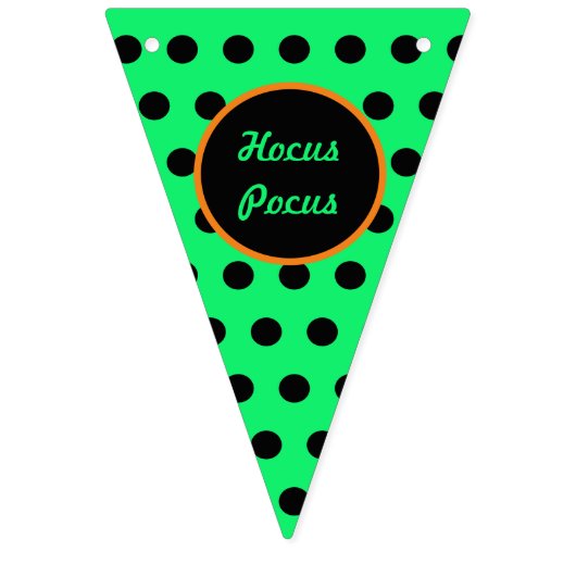 Bannière du parti Hocus Pocus (néon vert et noir) (Premier drapeau)