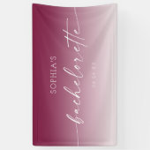 Bannière du parti Ombré Bachelorette (Vertical)