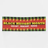 Bannière du patrimoine rouge - Mois de l'histoire  (Horizontal)