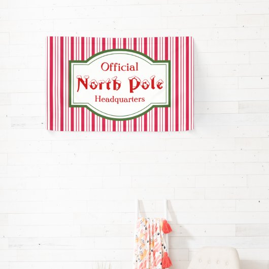 Bannière du pôle Nord (Insitu)