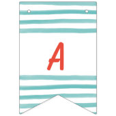 Bannière du premier anniversaire à thème du ballon (Troisième drapeau)