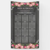 Bannière du tableau de sièges mariage (Vertical)