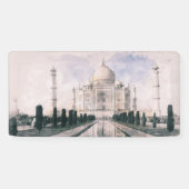 Bannière du Taj Mahal Inde – Élégante Art Indien (Horizontal)